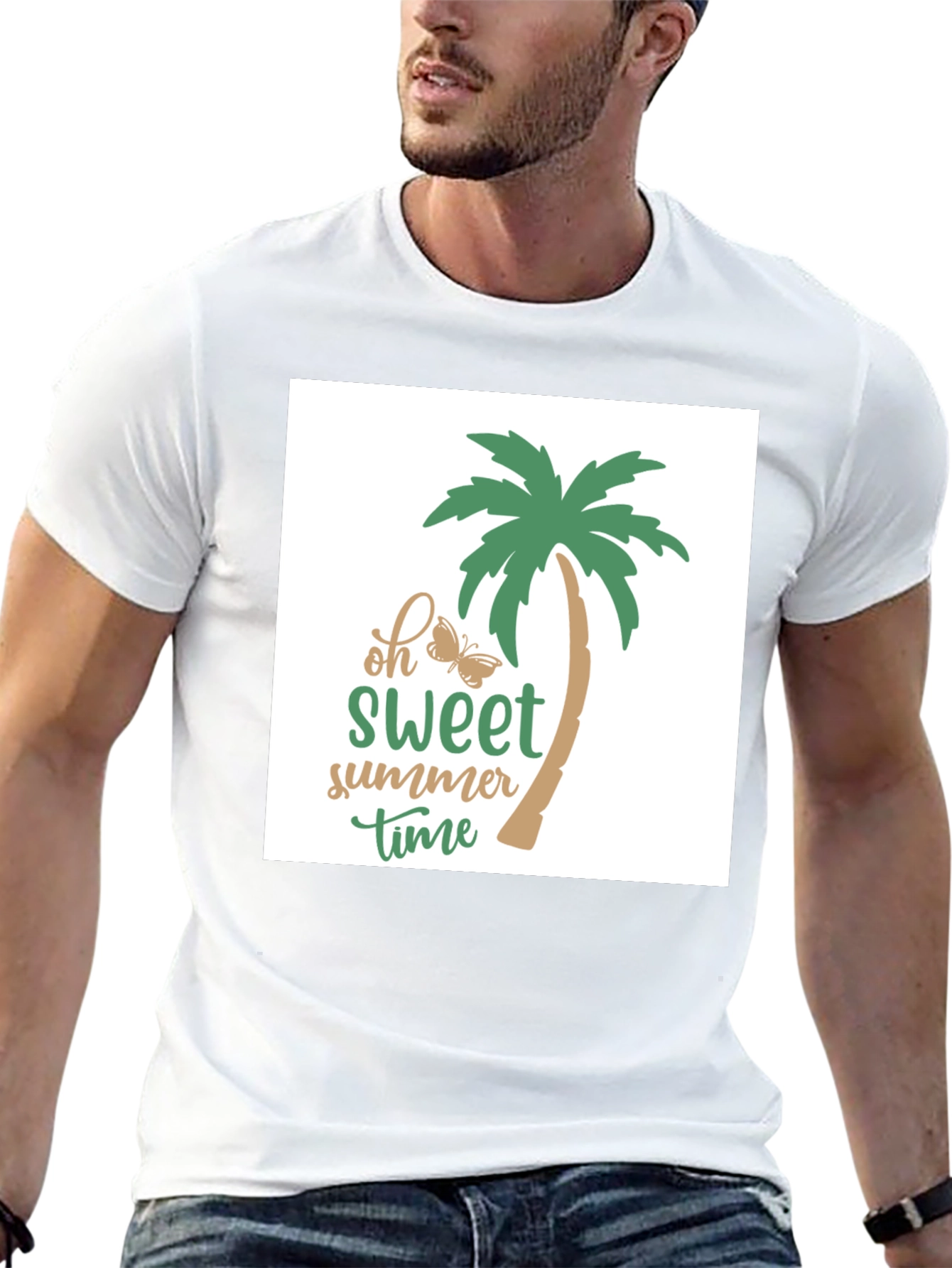 Sweet Summer Time Black T-Shirt