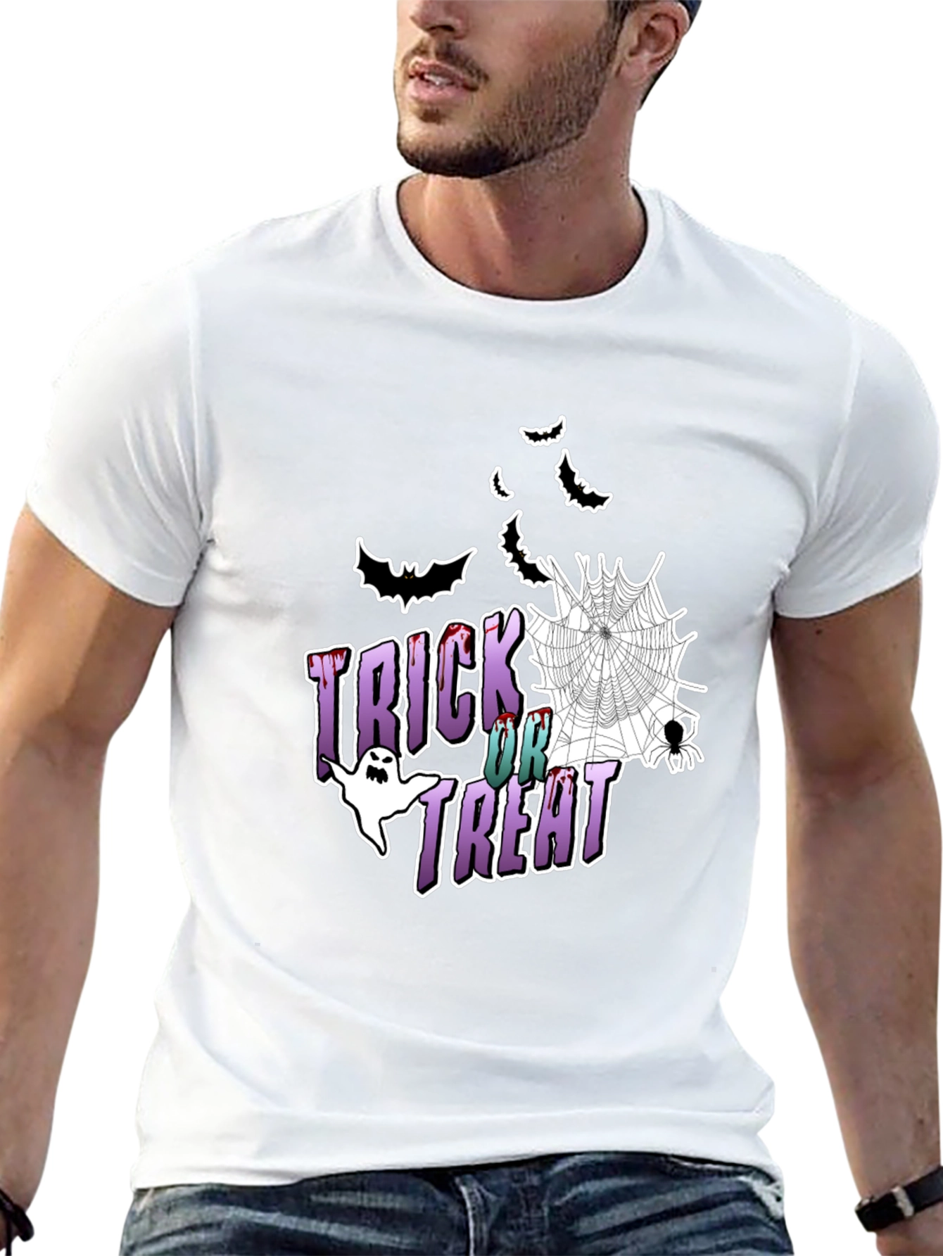Halloween Trick Or Treat Graphic Tee