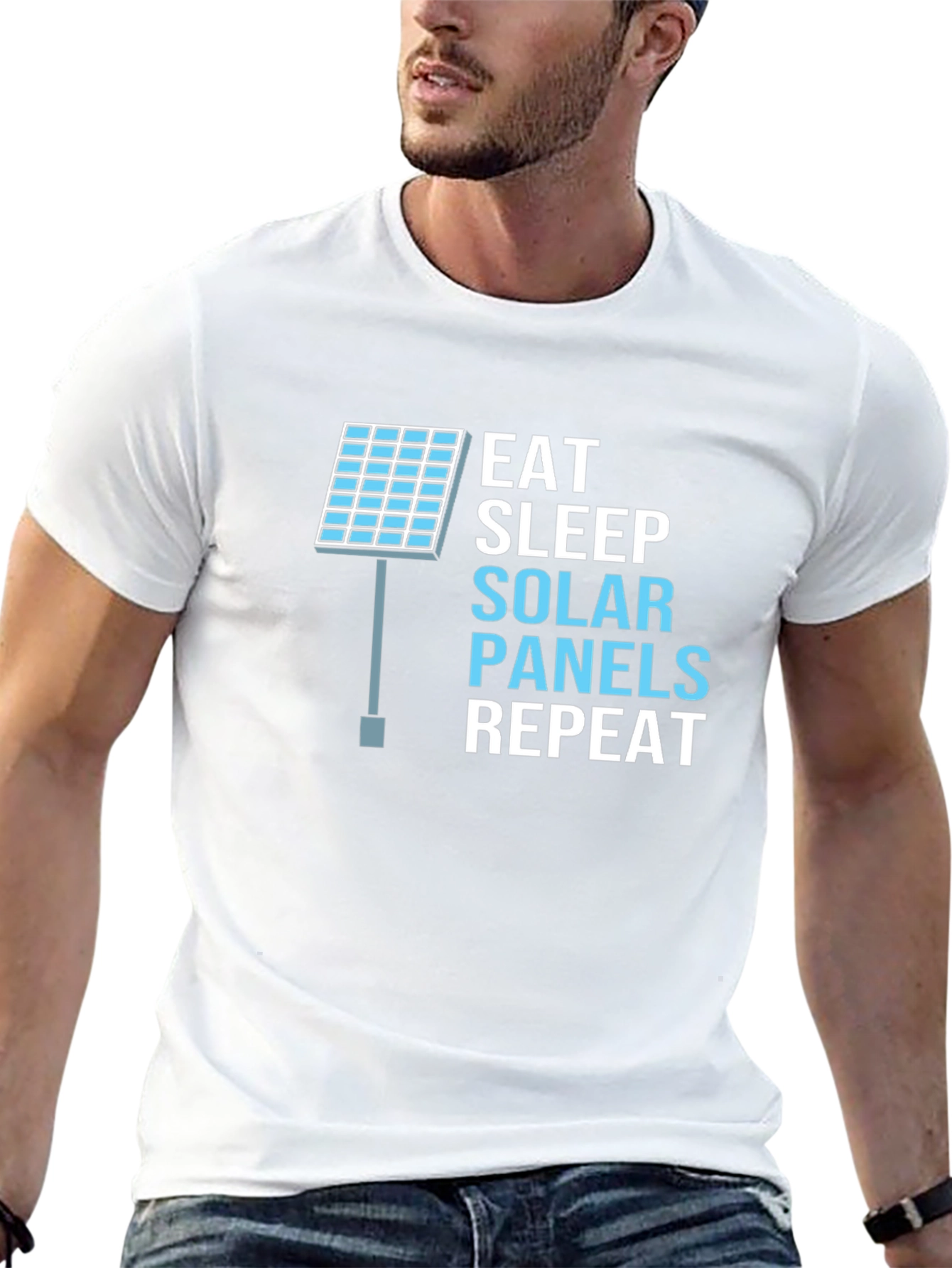 Eat Sleep Solar Panels Repeat T-Shirt