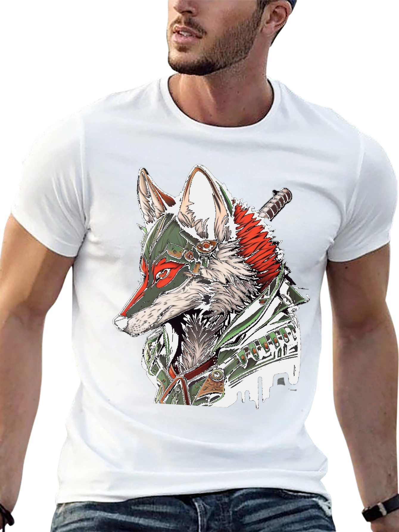 Wolf Warrior Graphic Tee
