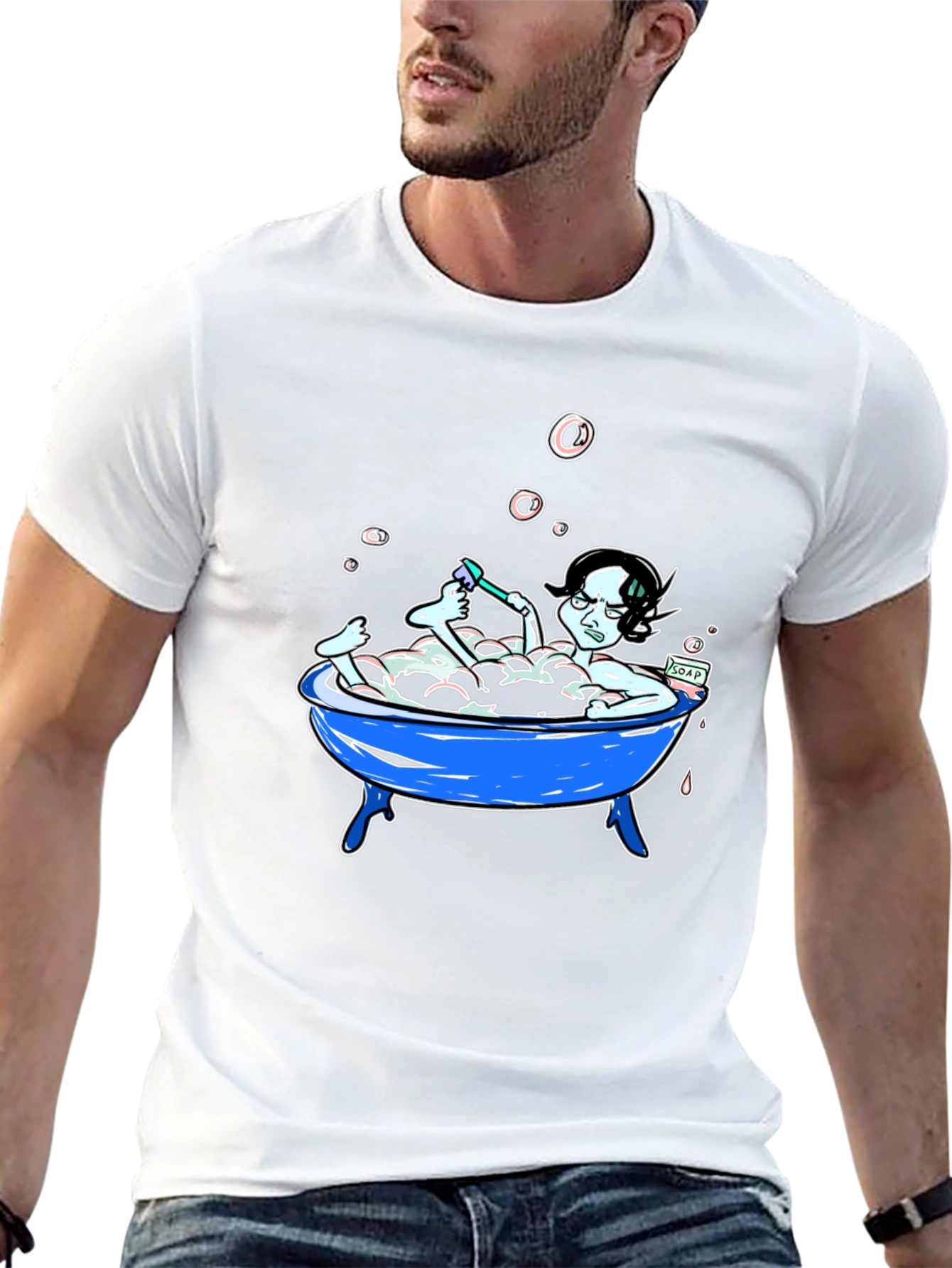 Cartoon Bath T-Shirt