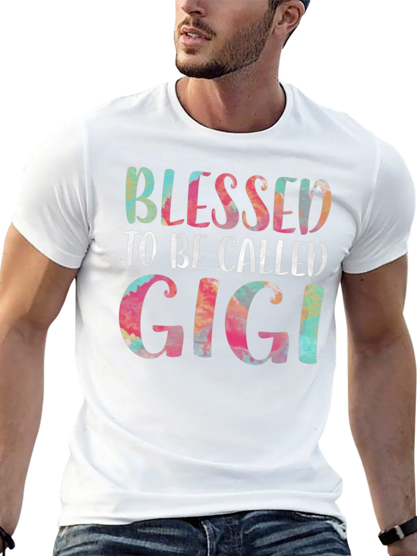 Blessed Gigi Graphic Tee - Black