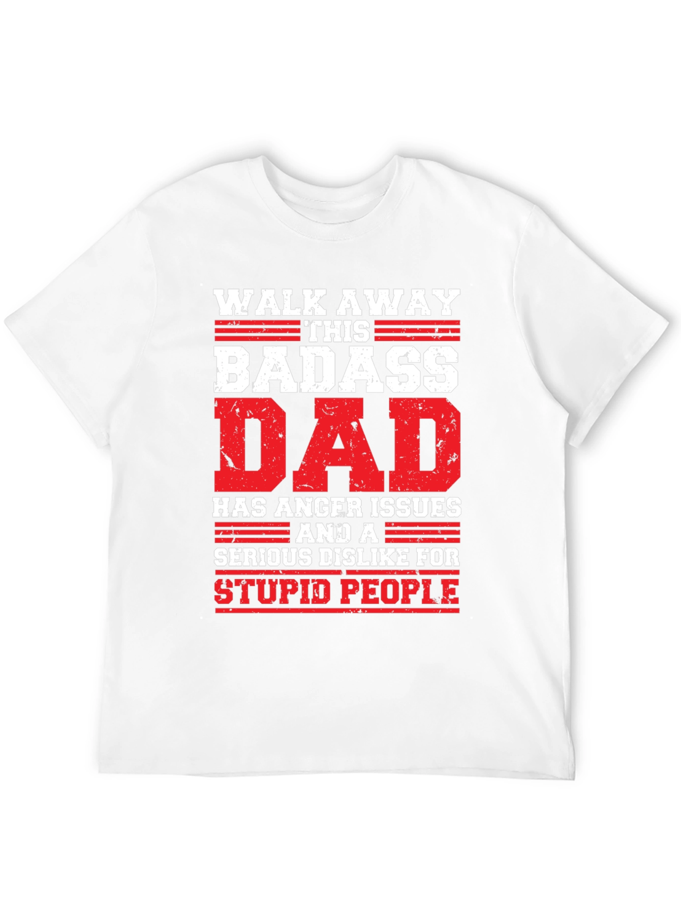 Badass Dad Graphic T-Shirt - Black