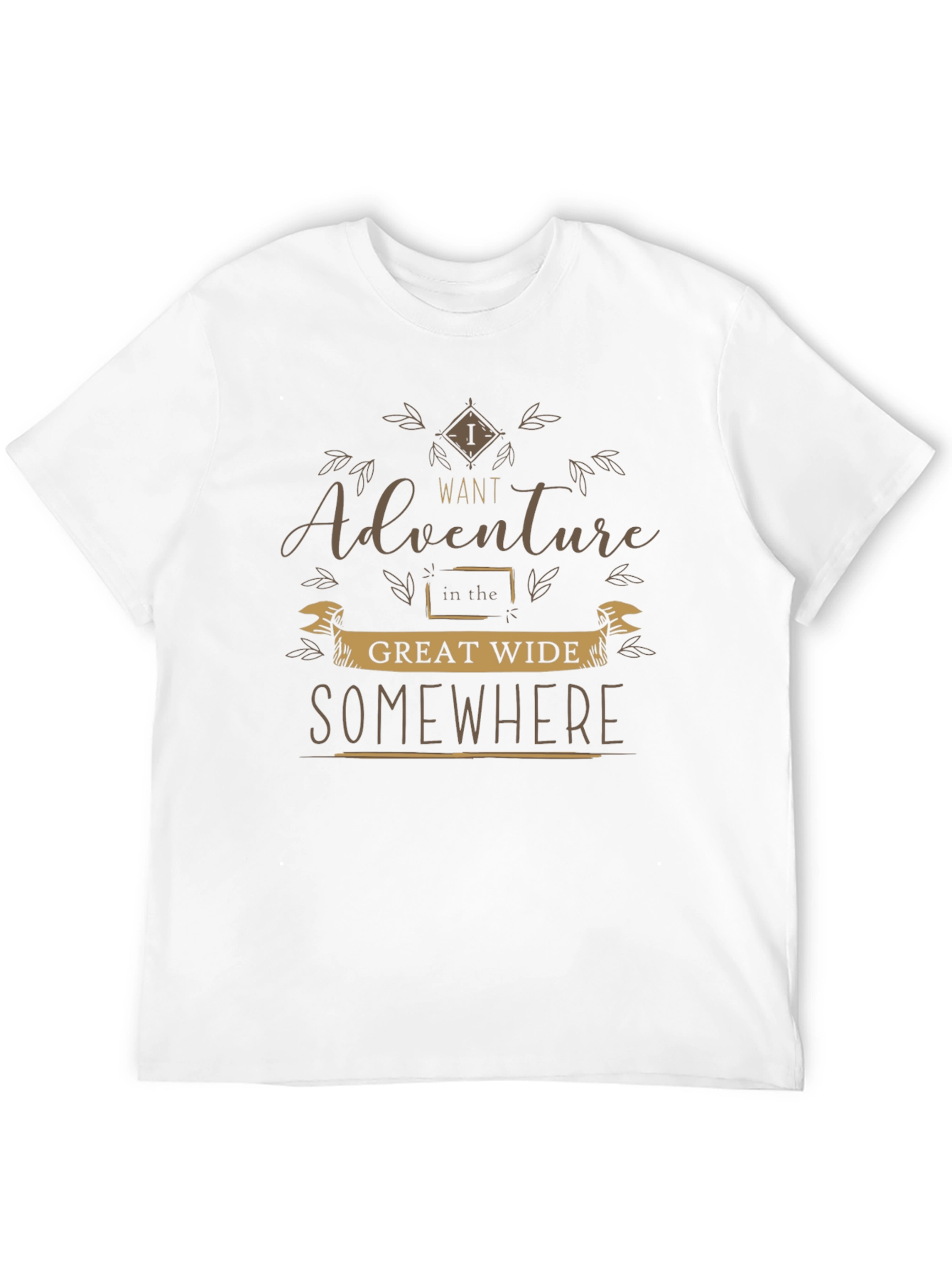 Adventure Awaits Black Graphic Tee