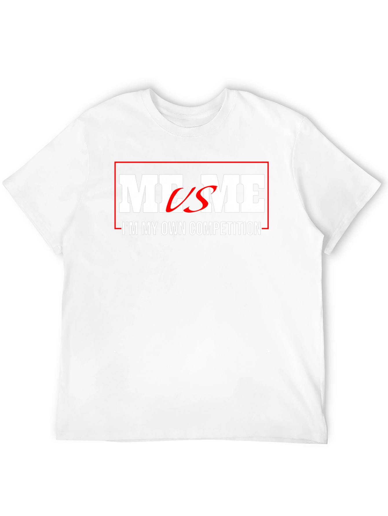 Me Vs Me T-Shirt - Own Competition Graphic Tee