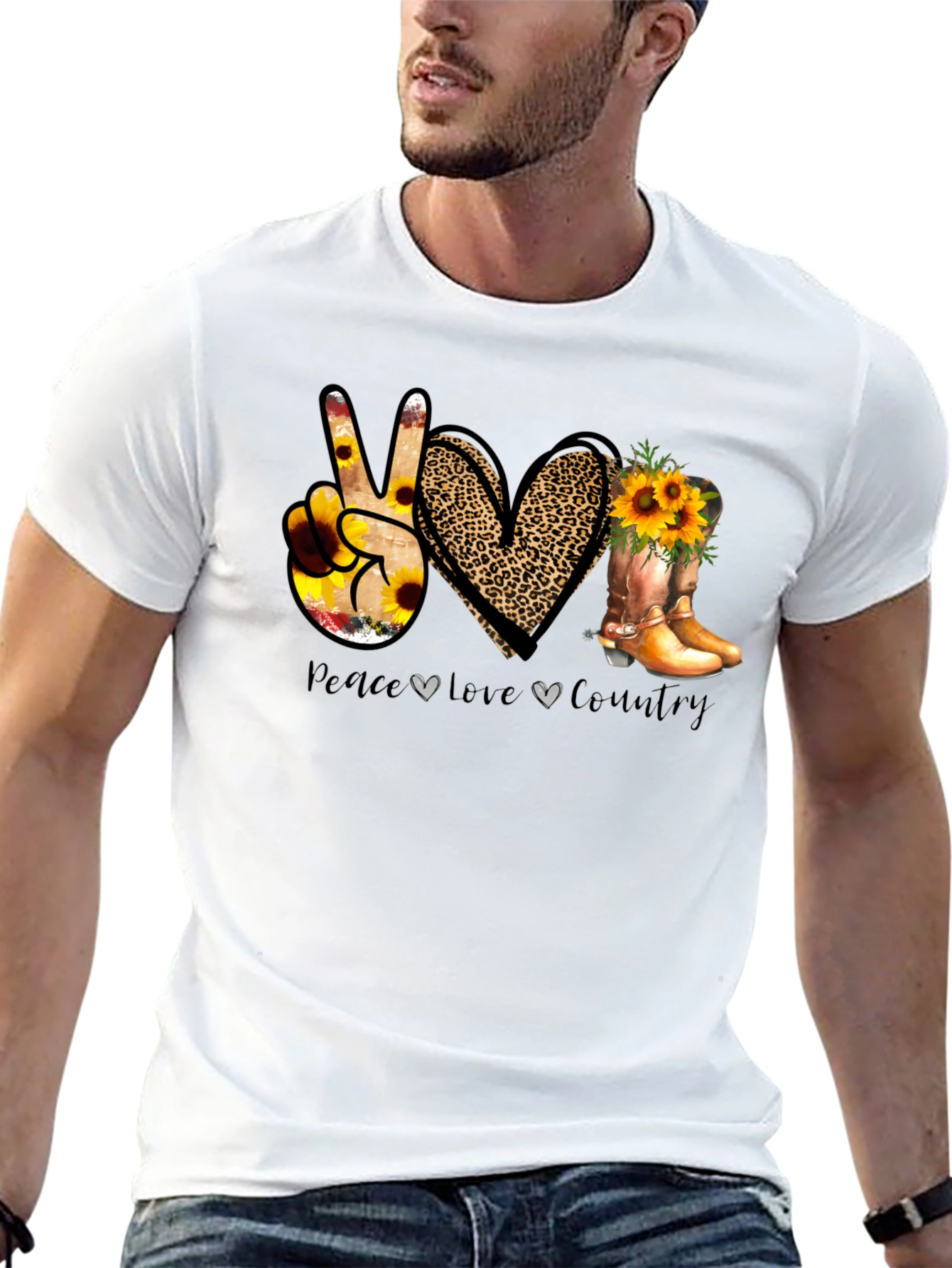 Peace Love Country T-Shirt
