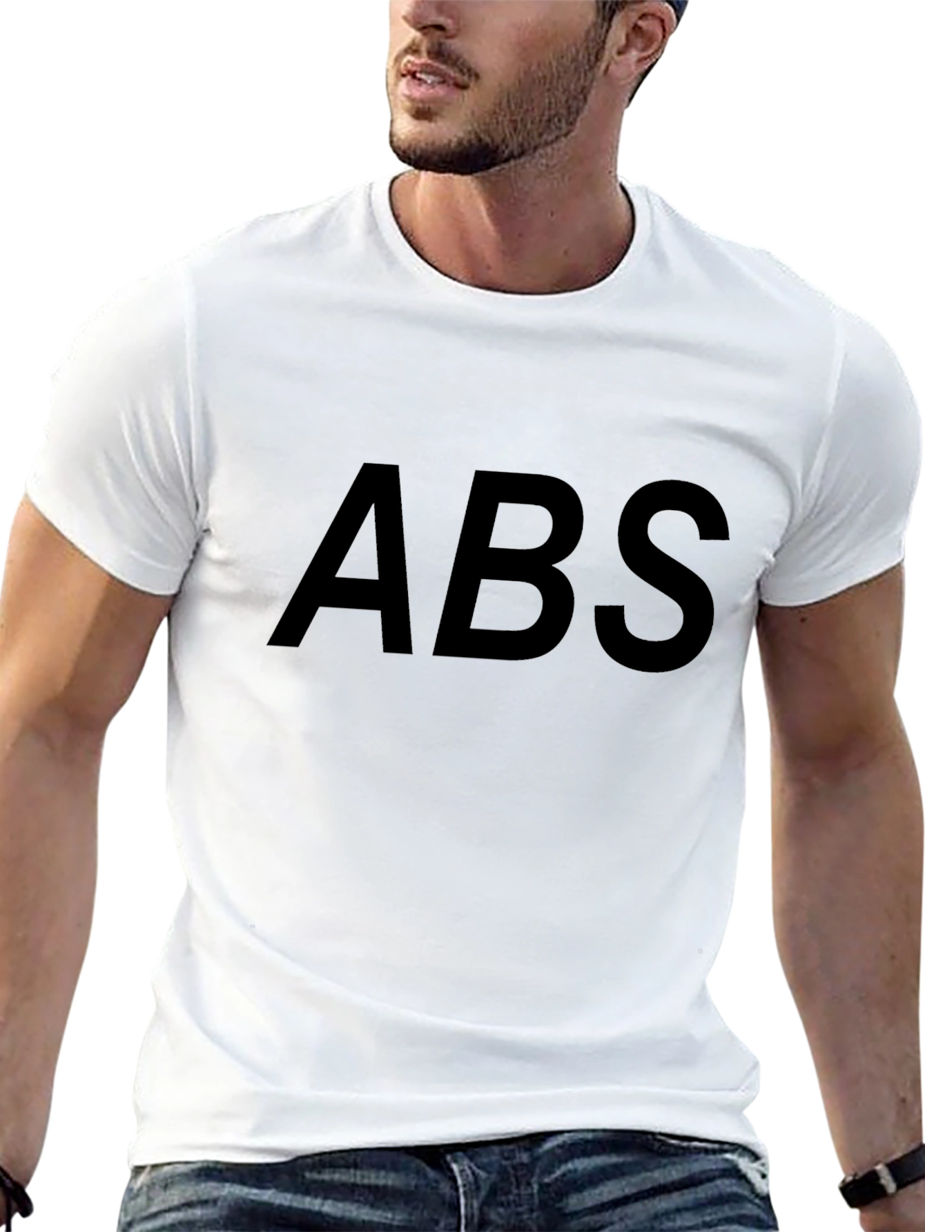 Mens ABS Graphic Black Tee