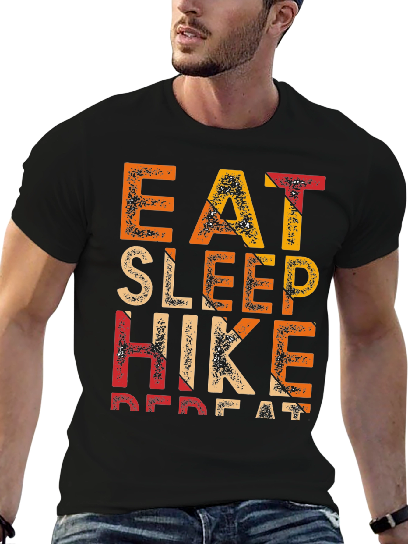 Eat Sleep Hike Repeat Graphic Tee