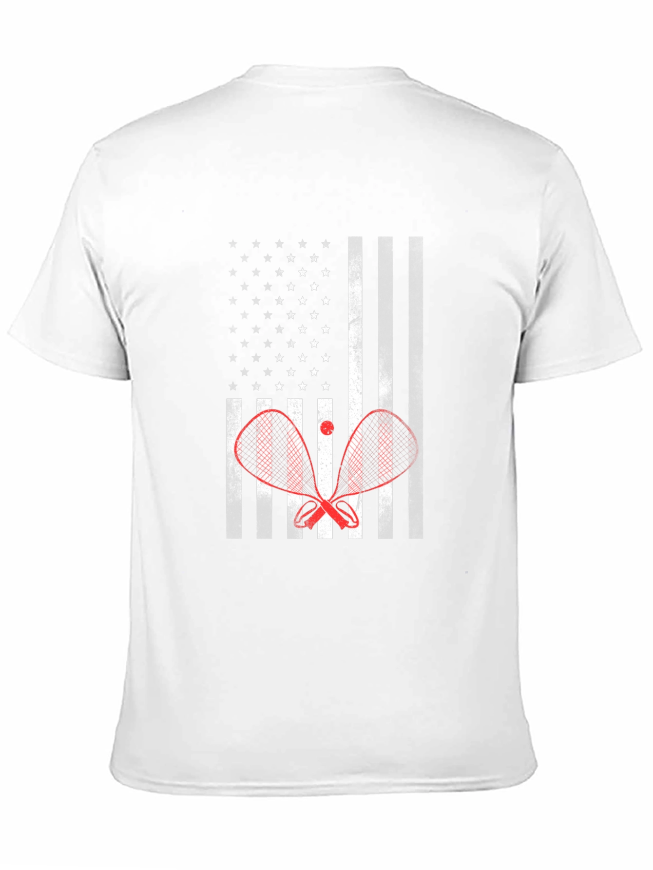 Tennis USA Flag Graphic Tee