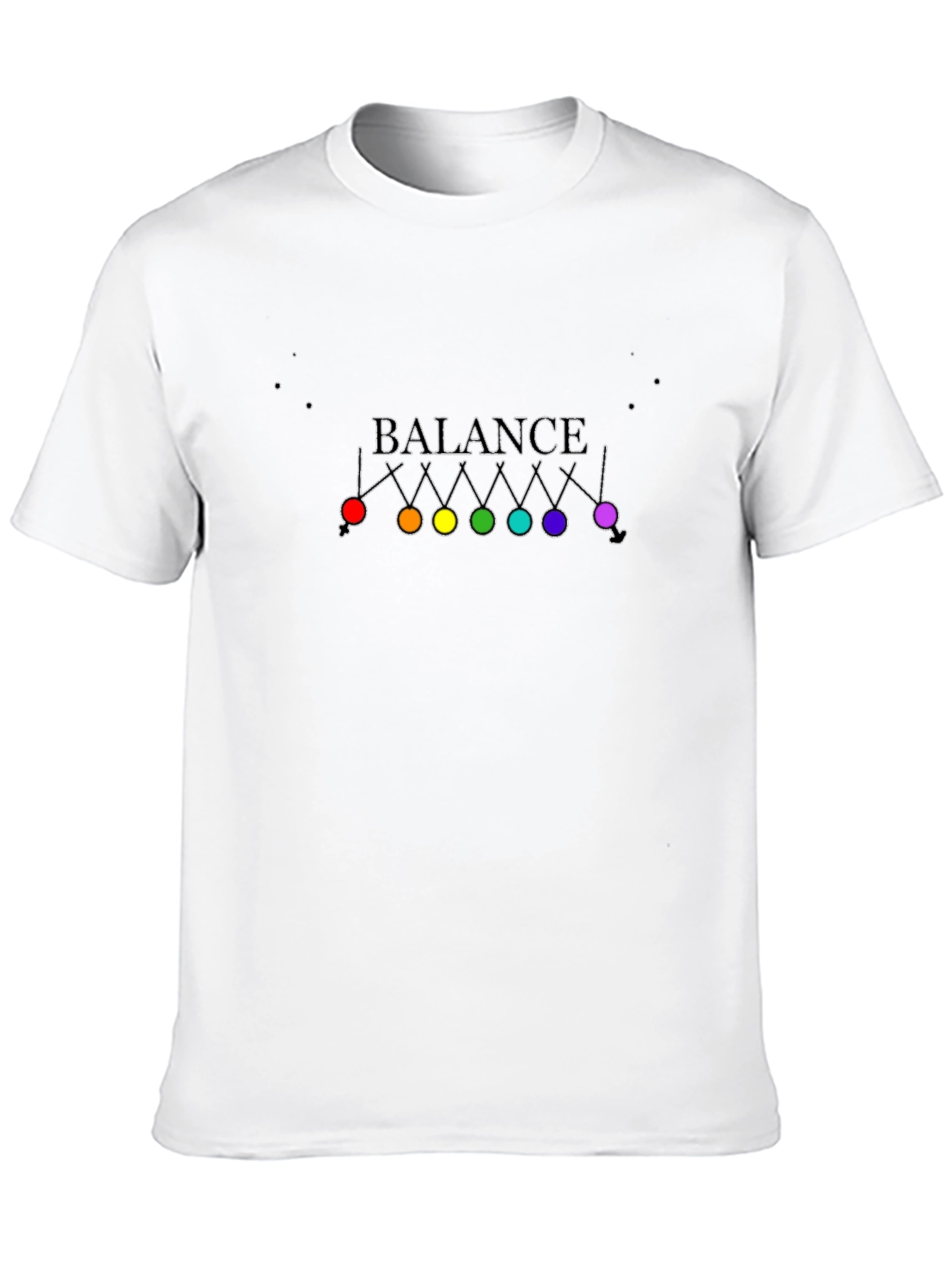 Balance Newtons Cradle Graphic Tee - Black