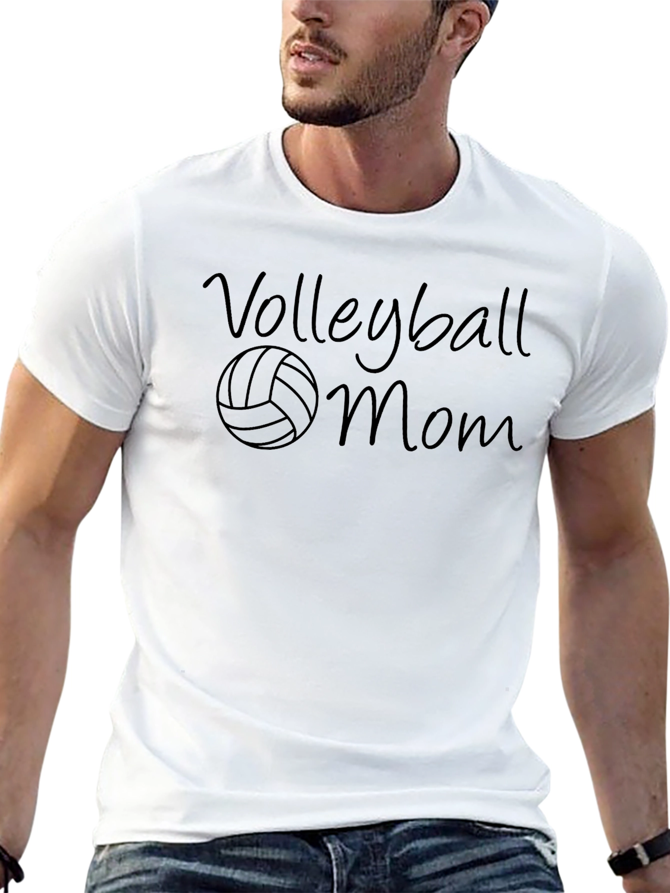 Volleyball Mom T-Shirt - Stylish Sport Tee