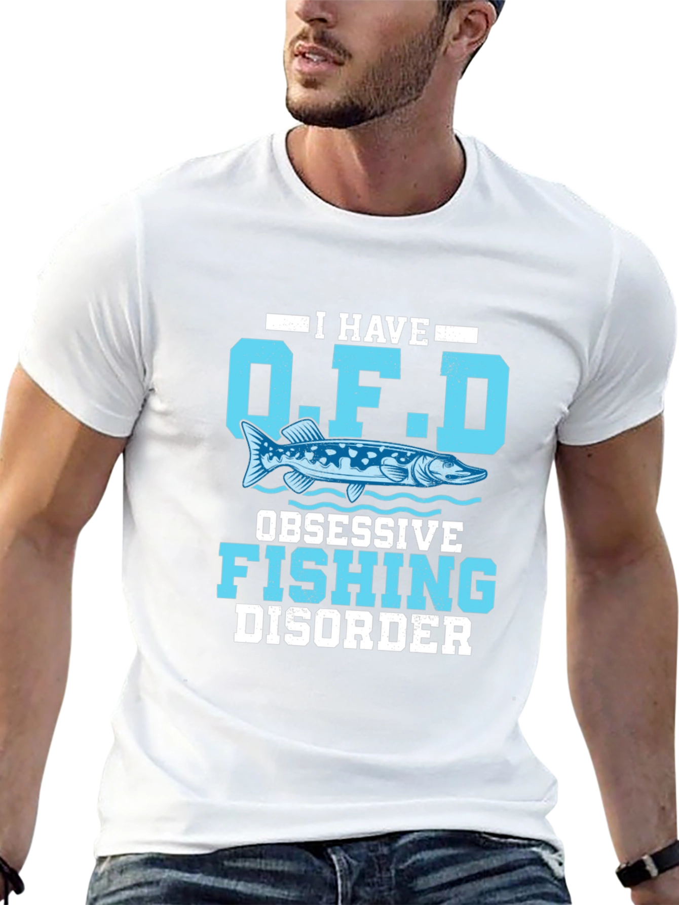 Obsessive Fishing Disorder Mens Graphic Tee