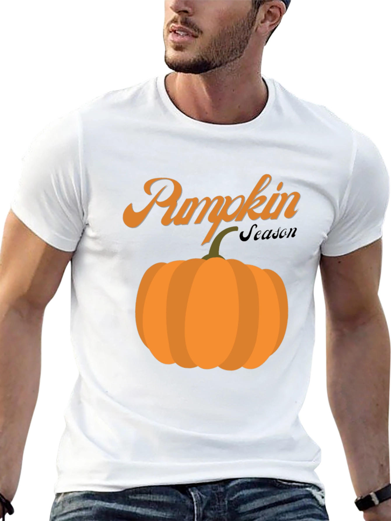 Pumpkin Season Black T-Shirt - Fall Harvest Tee