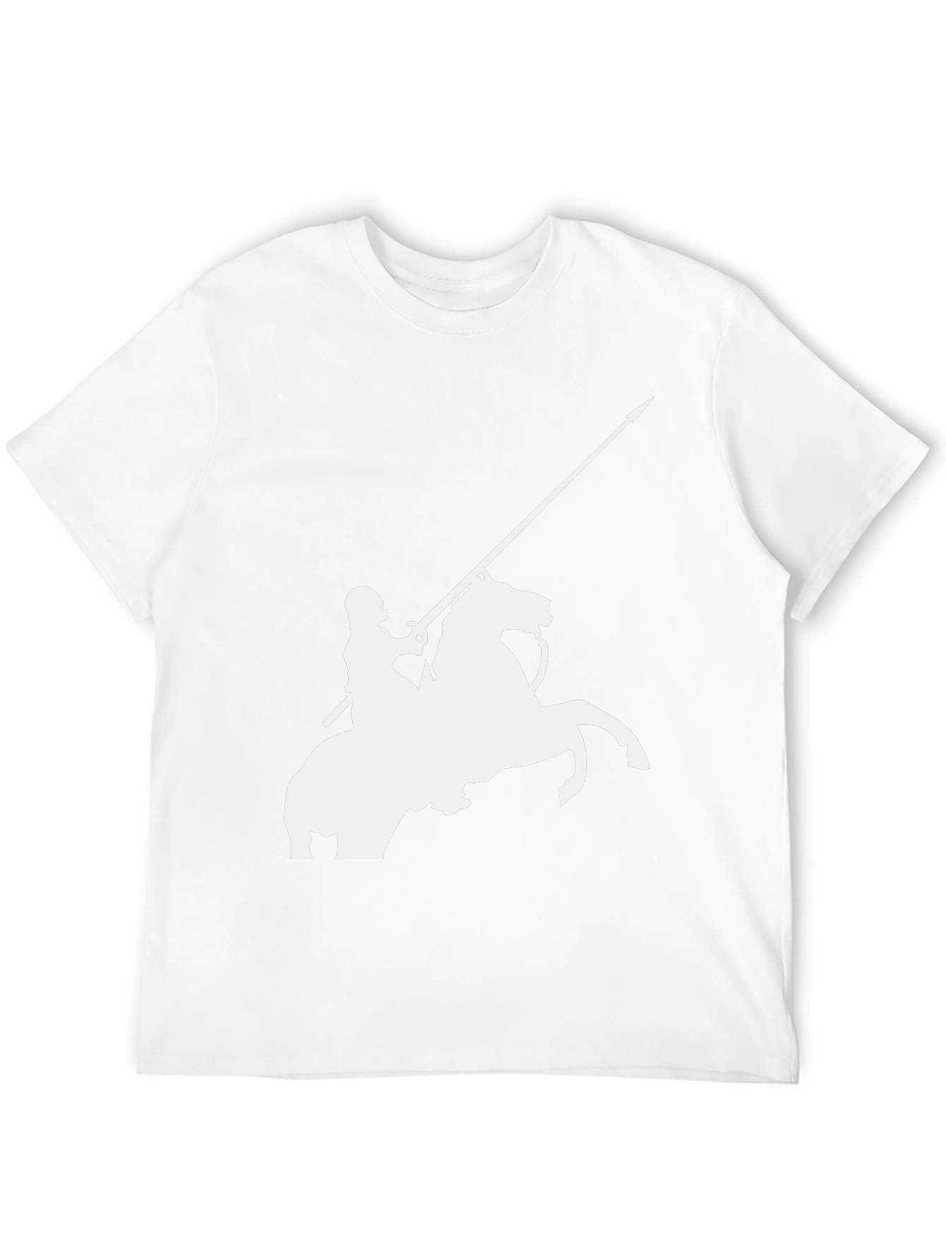 Knight on Horseback Black Tee