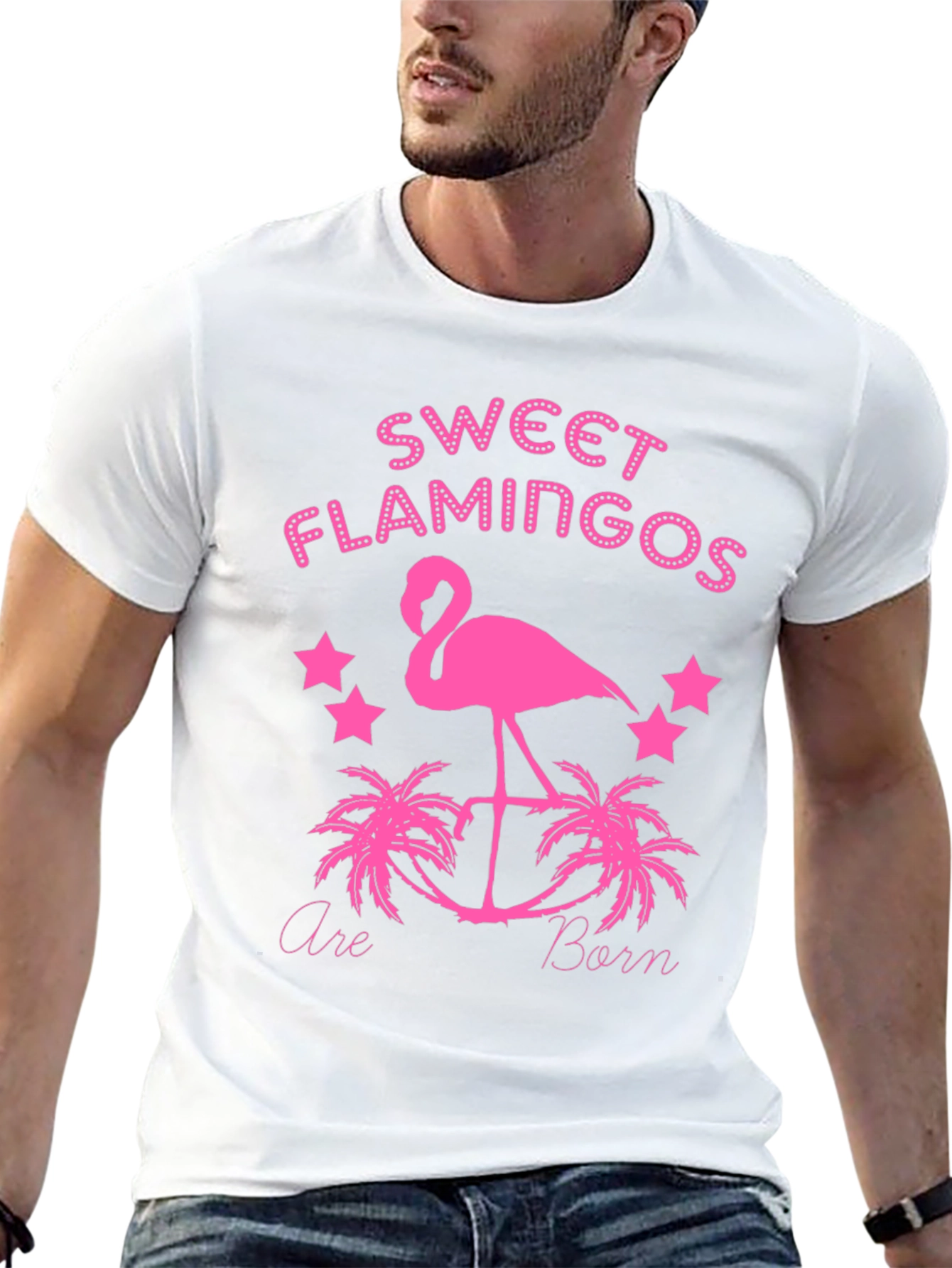Sweet Flamingo Graphic T-Shirt - Fun & Unique Design