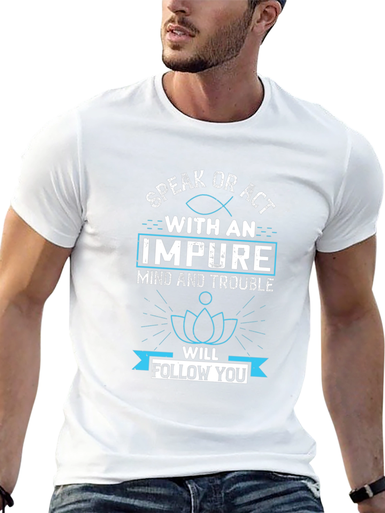Impure Mind & Trouble T-Shirt - Graphic Tee