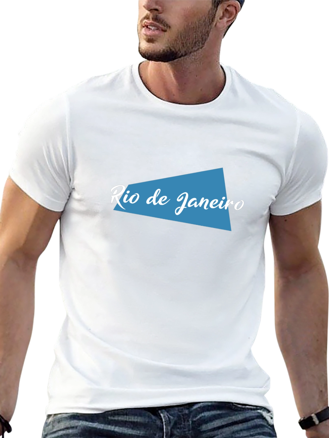 Rio de Janeiro Graphic Tee - Stylish Black T-Shirt