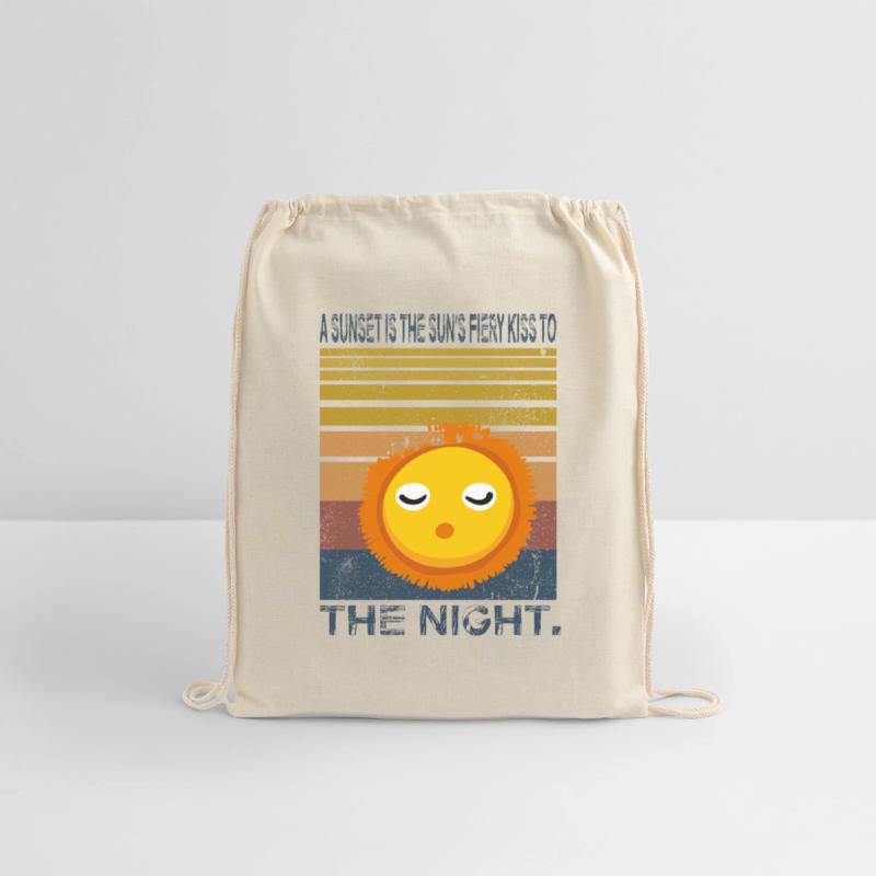 A sunset is the sun’s fiery kiss to the night.