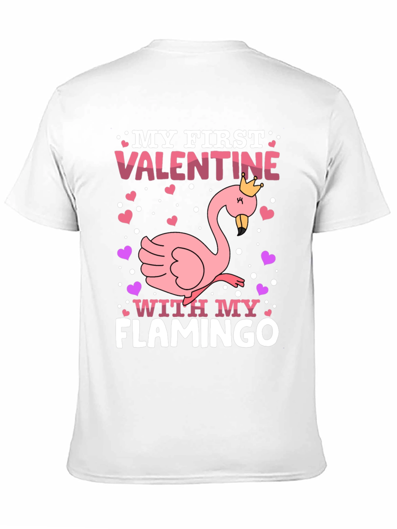 My First Valentine Flamingo T-Shirt
