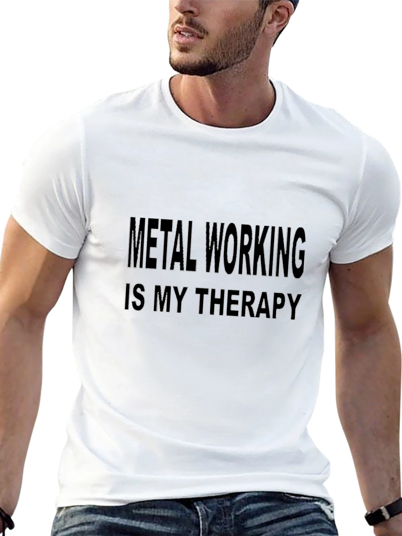 Metal Working Therapy T-Shirt - Black