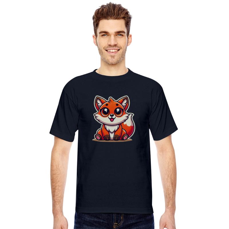 Adorable Fox Cartoon Cute Playful Animal Design