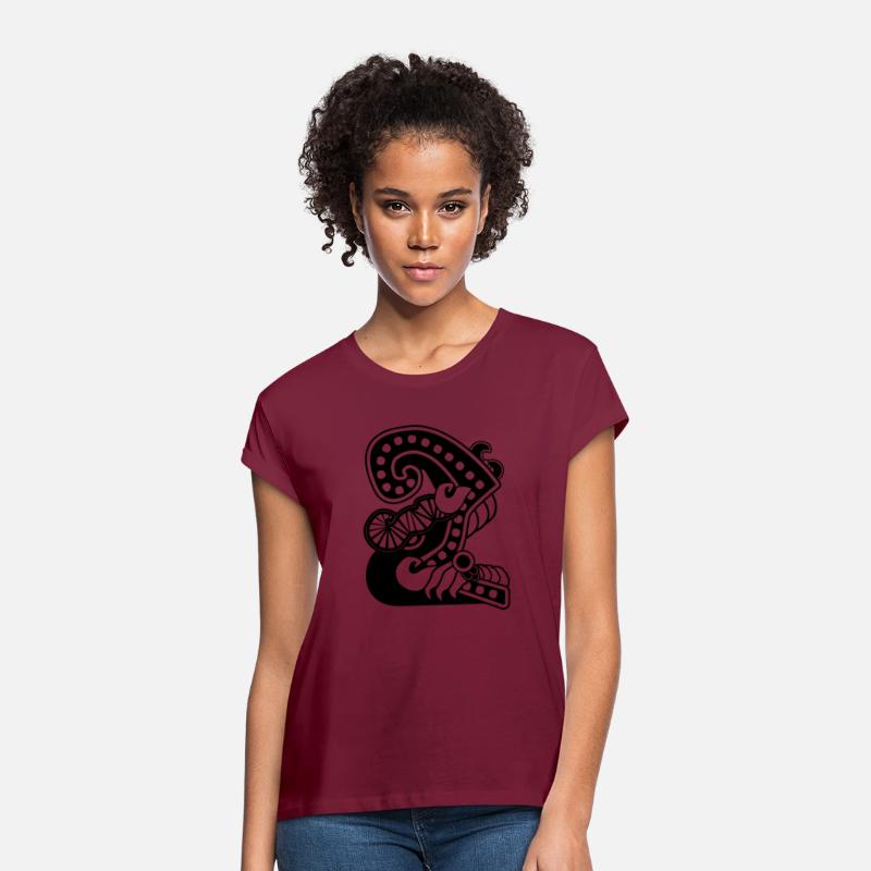 Aztec Serpent Design Symbol