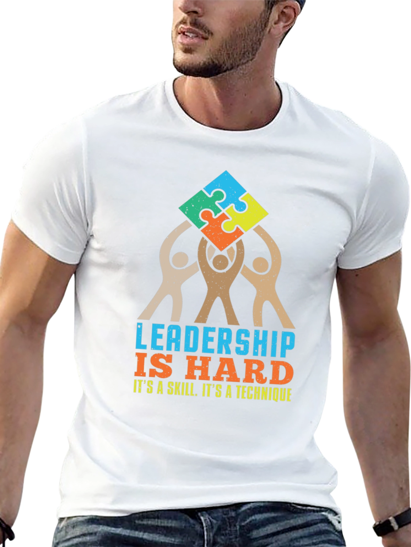 Leadership Puzzle T-Shirt: Hard Skill Tee