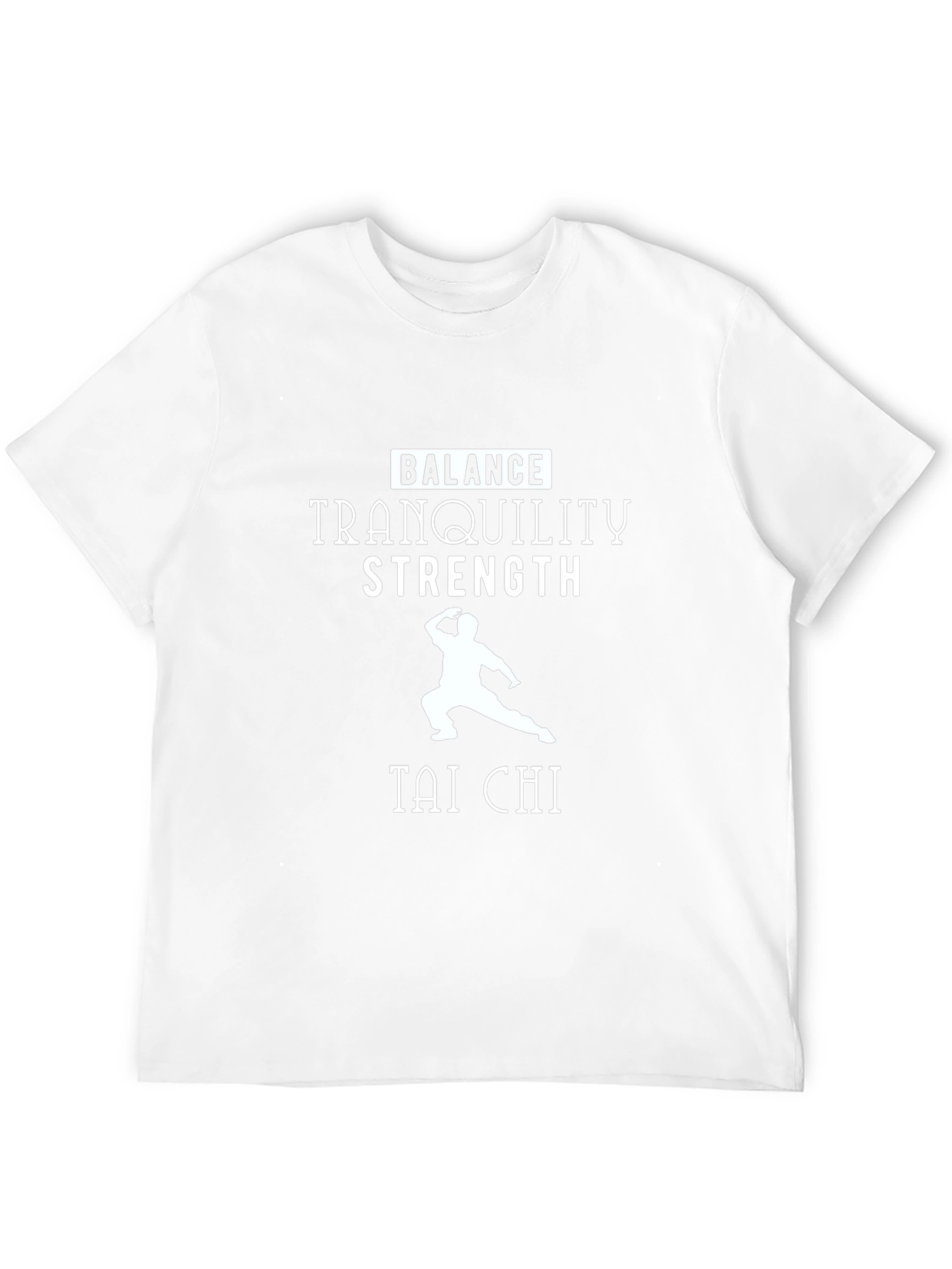 Tai Chi Balance Tranquility Strength Graphic T-Shirt