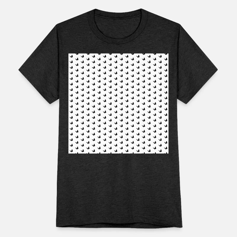 Butterfly Pattern Black On White