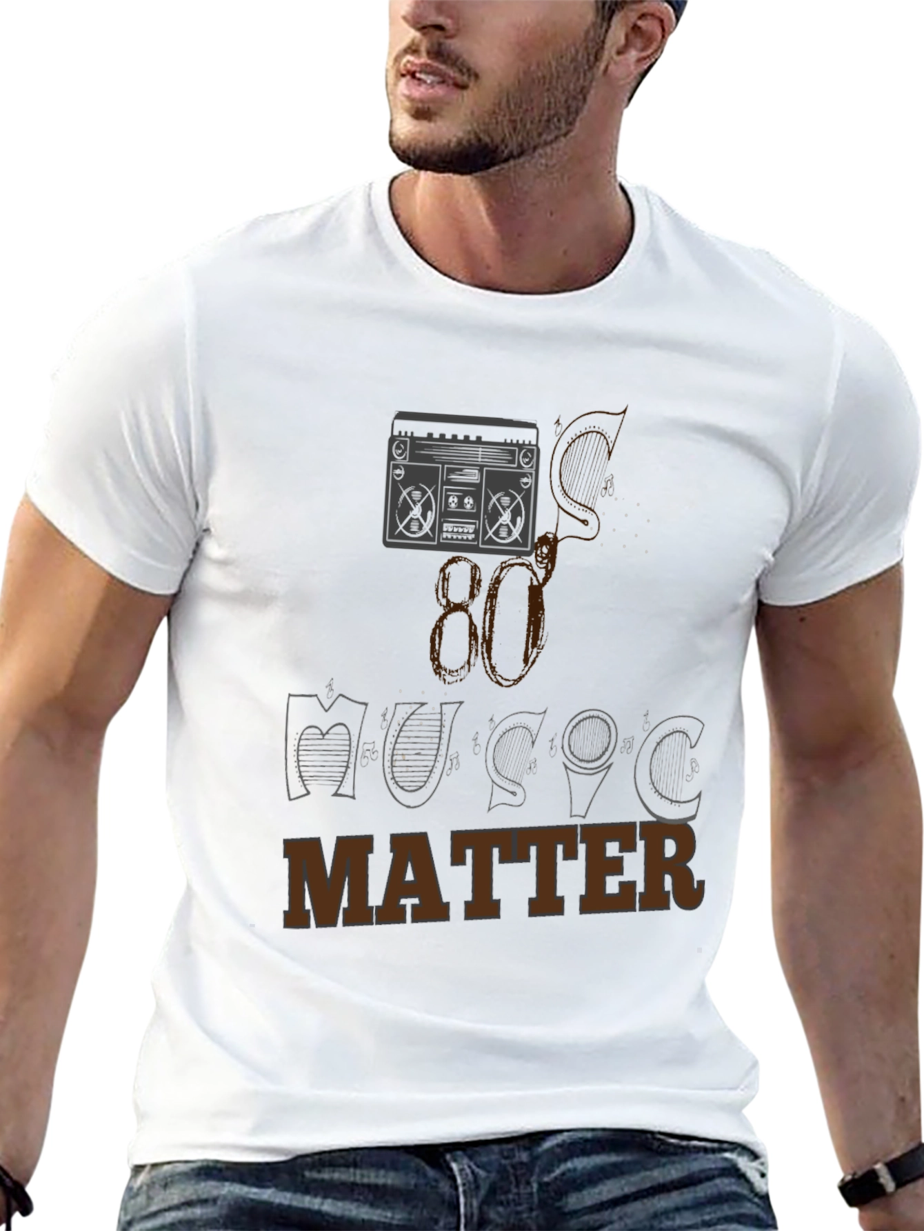 Retro Music T-Shirt - 80s Vibes