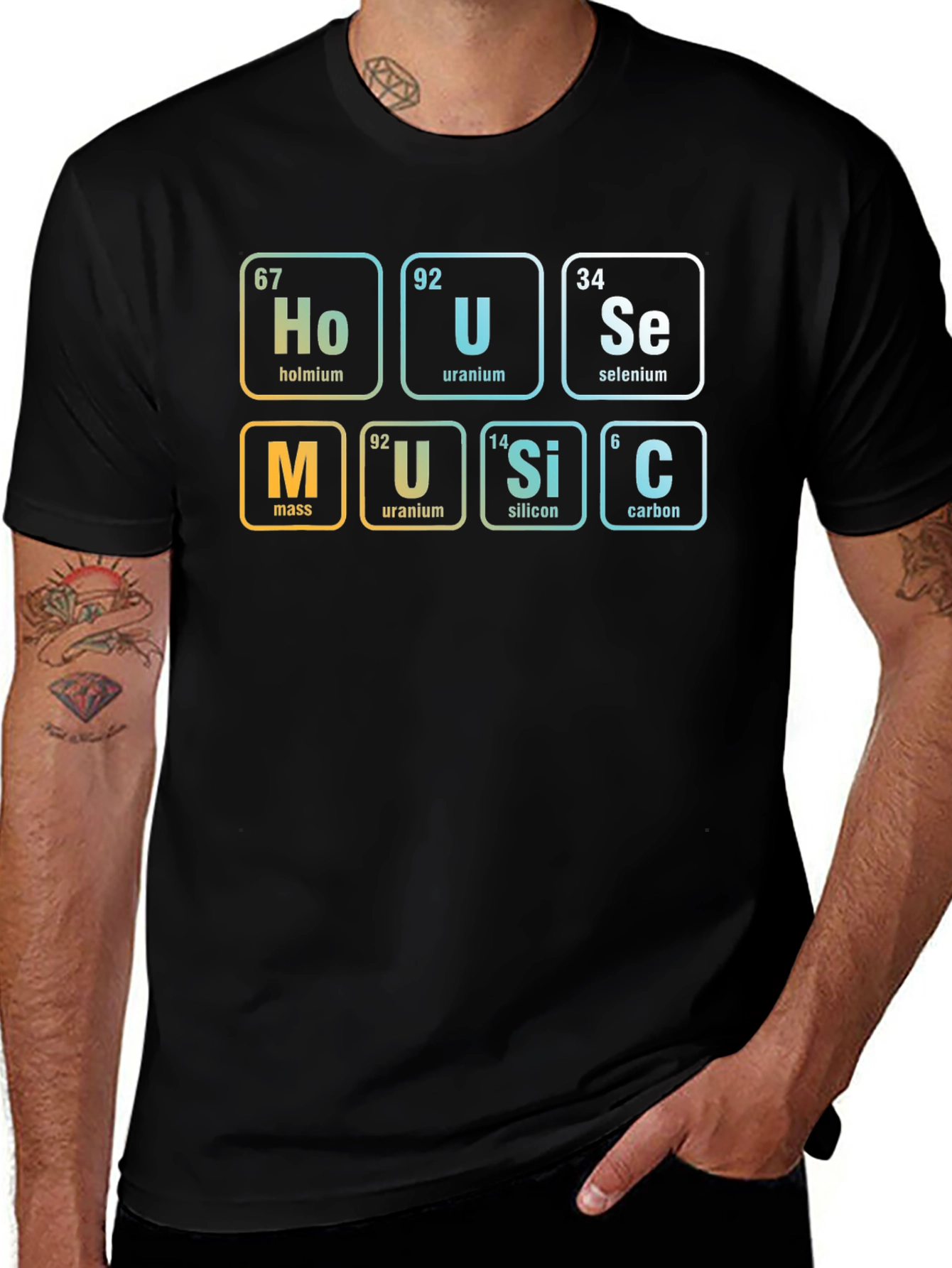Periodic Table of Music Elements Funny T-Shirt