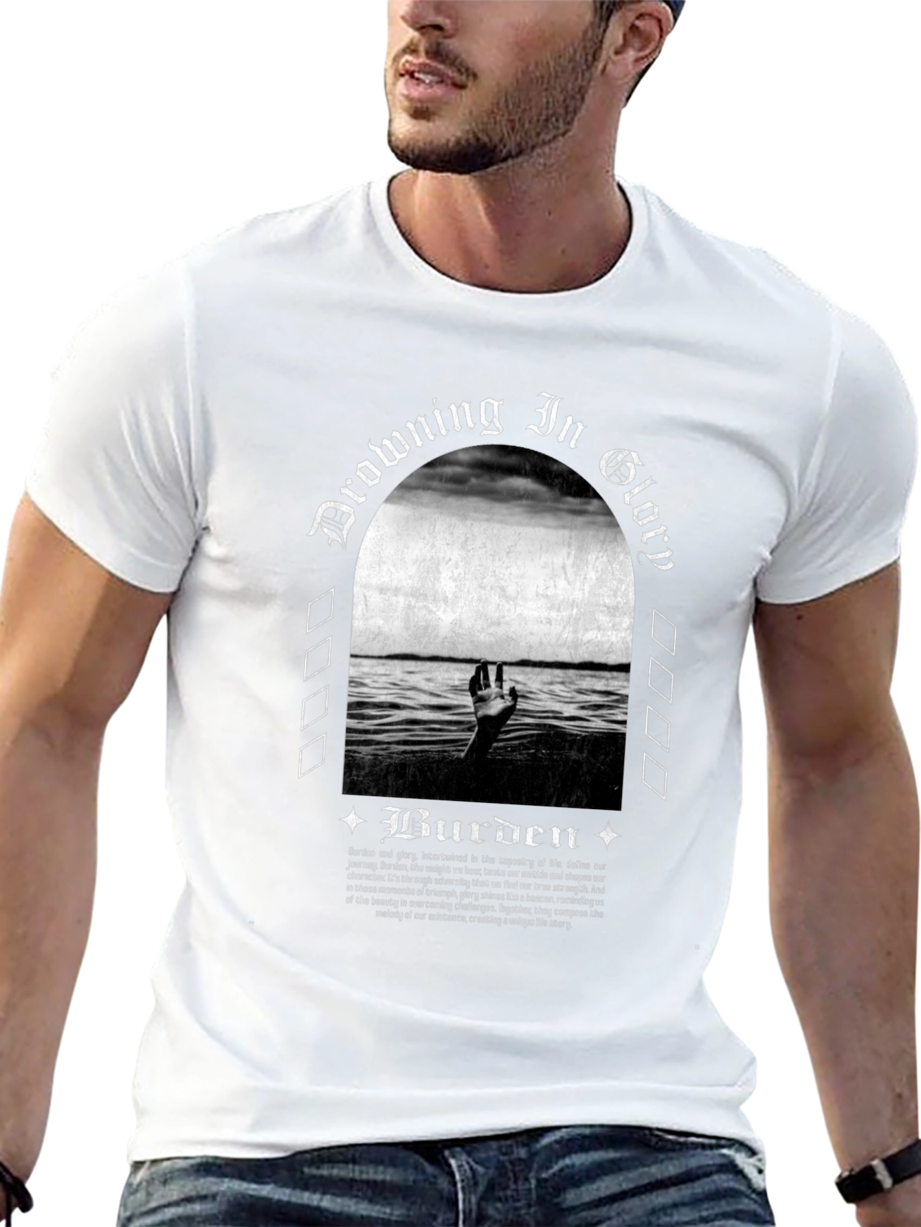 Drowning in Glory Burden Graphic Tee