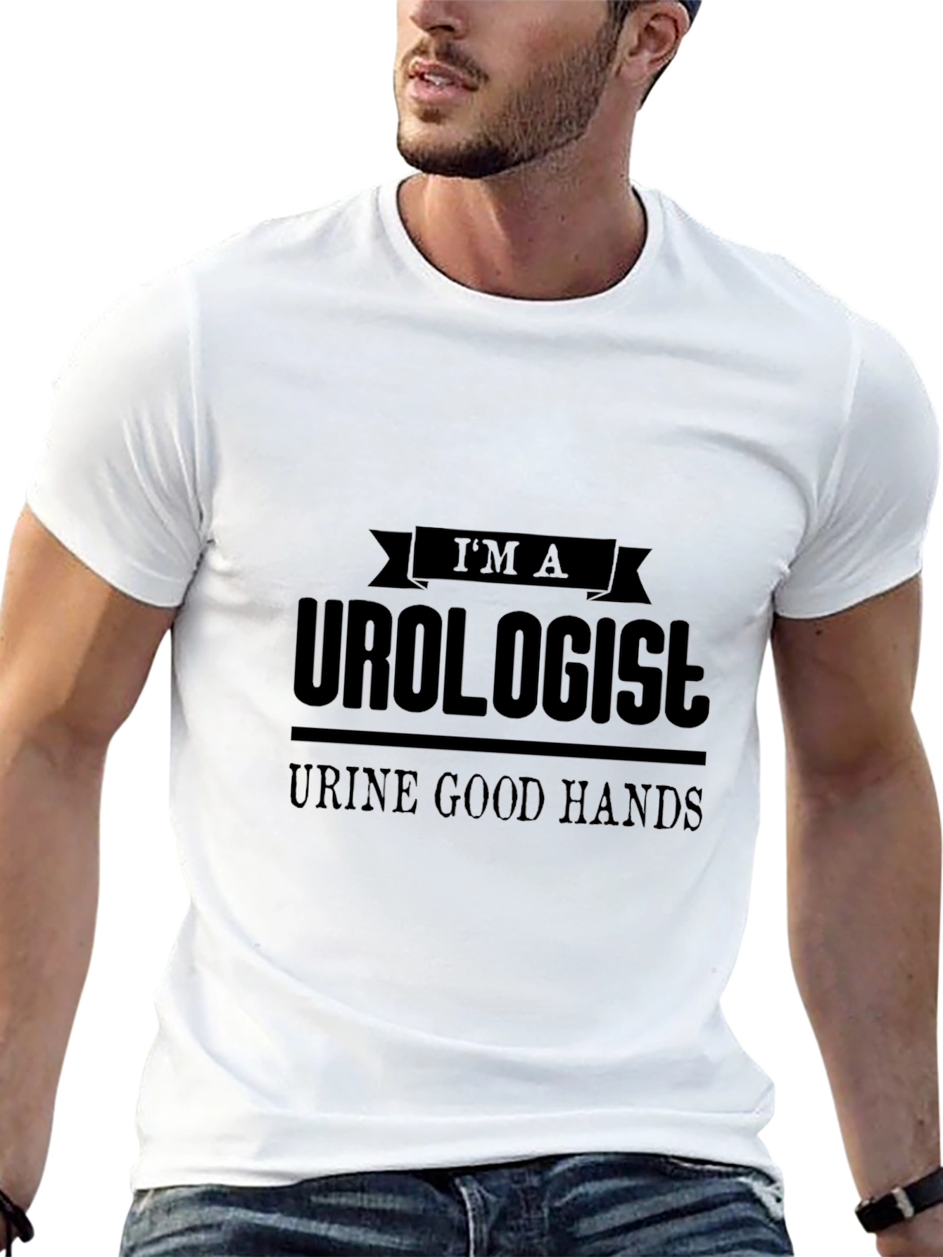Urologist Humor T-Shirt - Urine Good Hands Tee