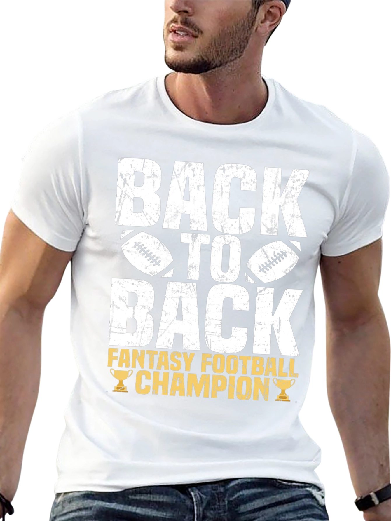 Back to Back Fantasy Football Champion T-Shirt