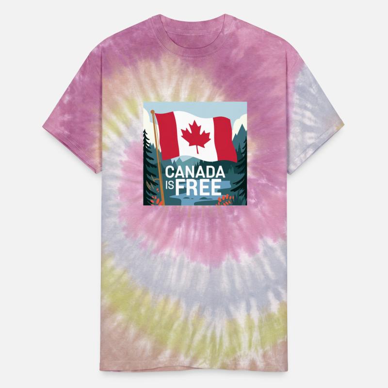 Canada Is Free – Canadian Flag Scenic Design
