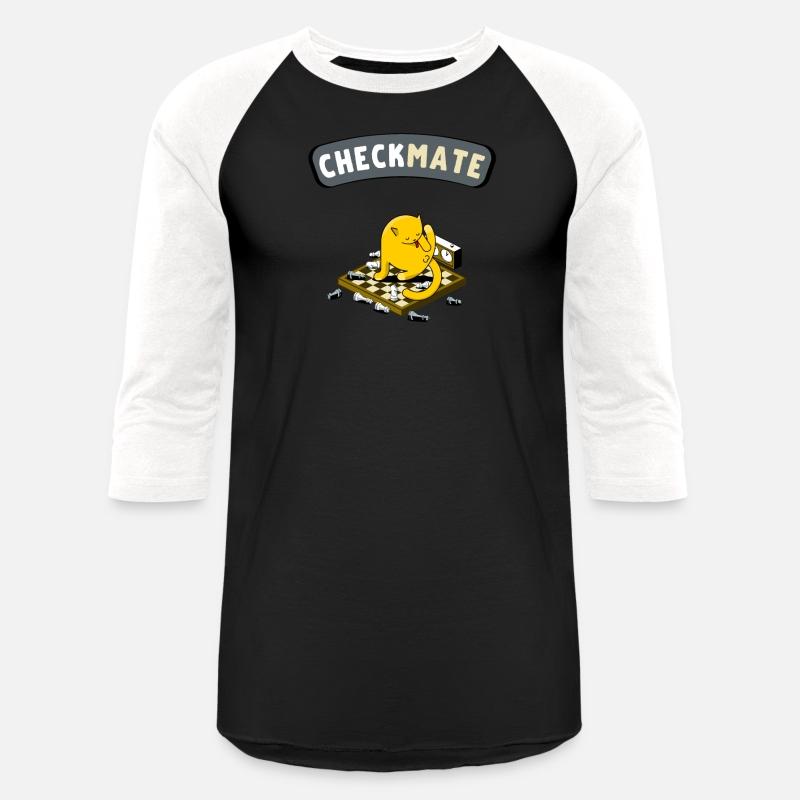 Checkmate! Cat making a mess on a chessboard