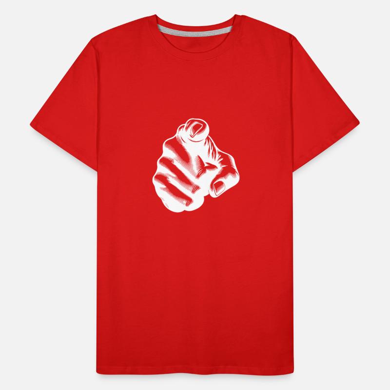 Classic Hand Position Precise Index Finger Gesture