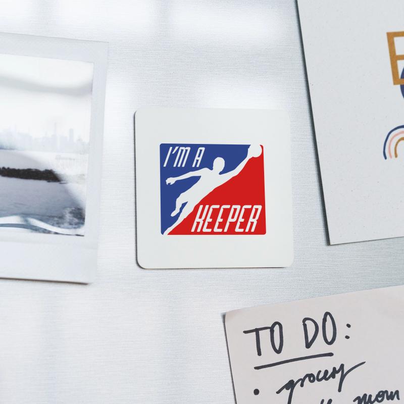 cool I'm a keeper design logo goalkeeper goalkeepe