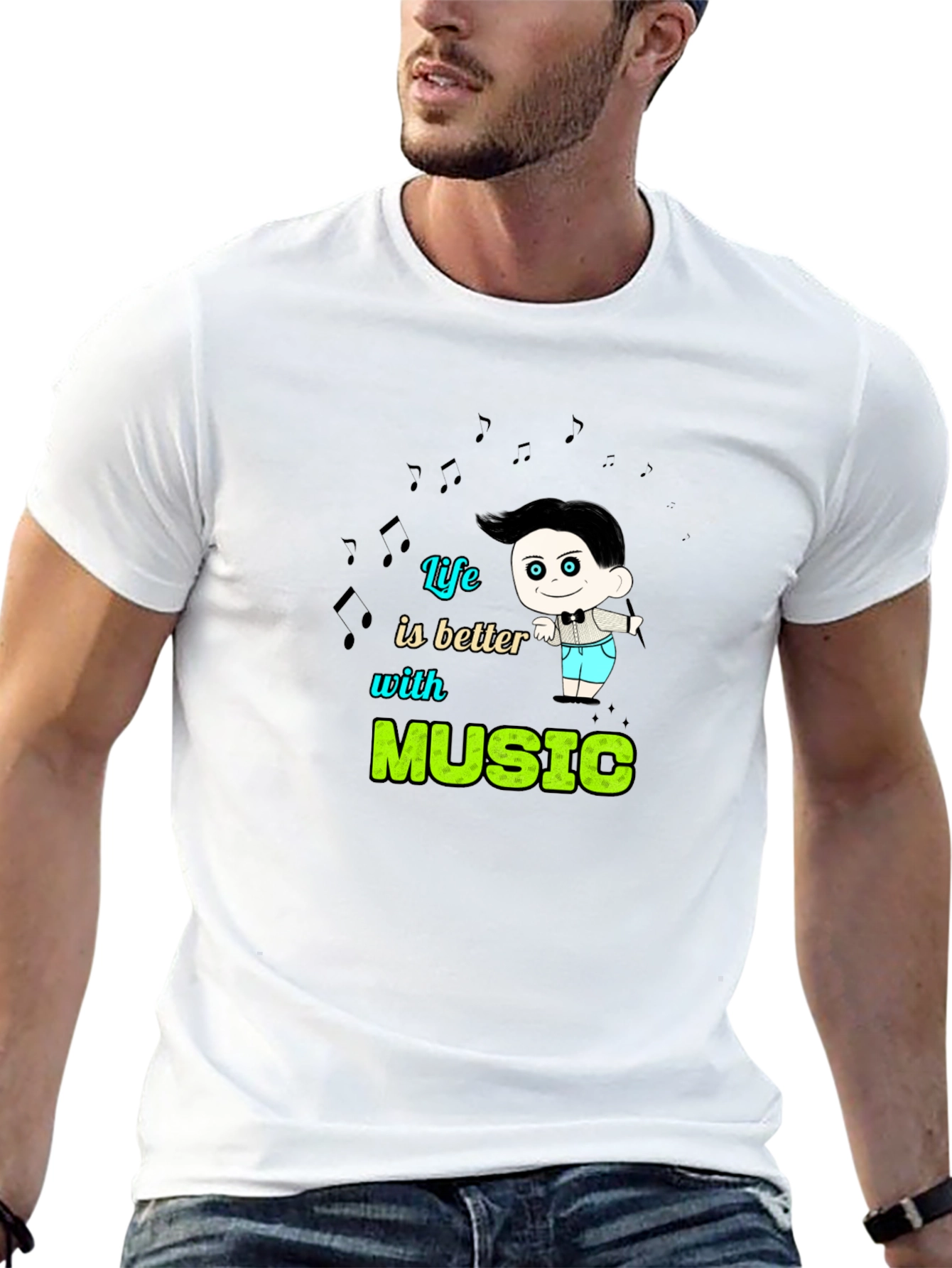 Life is Better with Music Graphic Tee