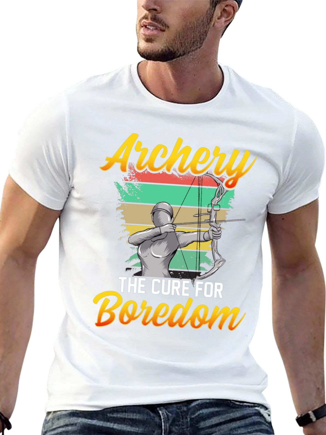 Archery: The Cure for Boredom Graphic T-Shirt
