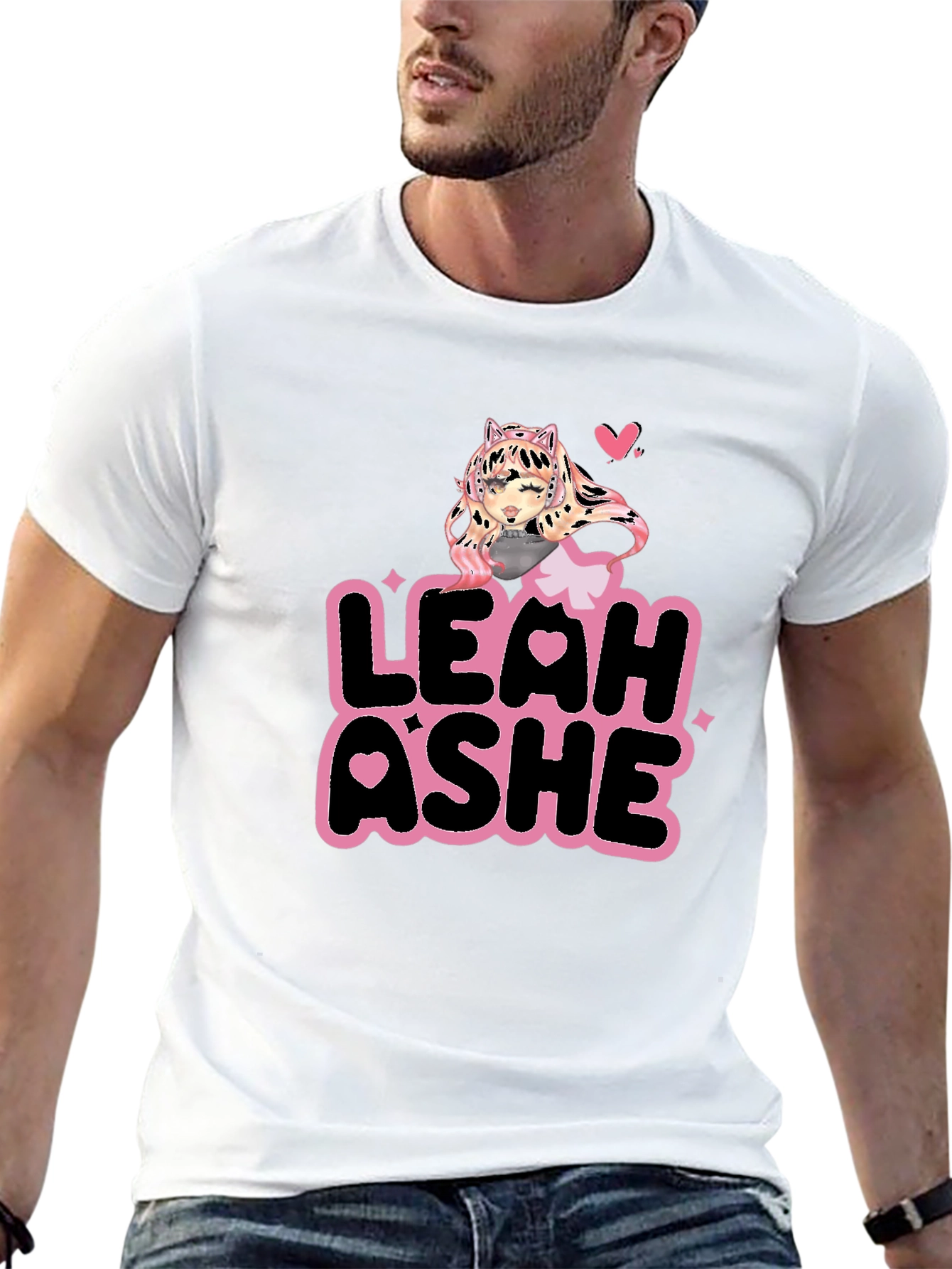 Leah Ashe Black T-Shirt - Fan Merchandise