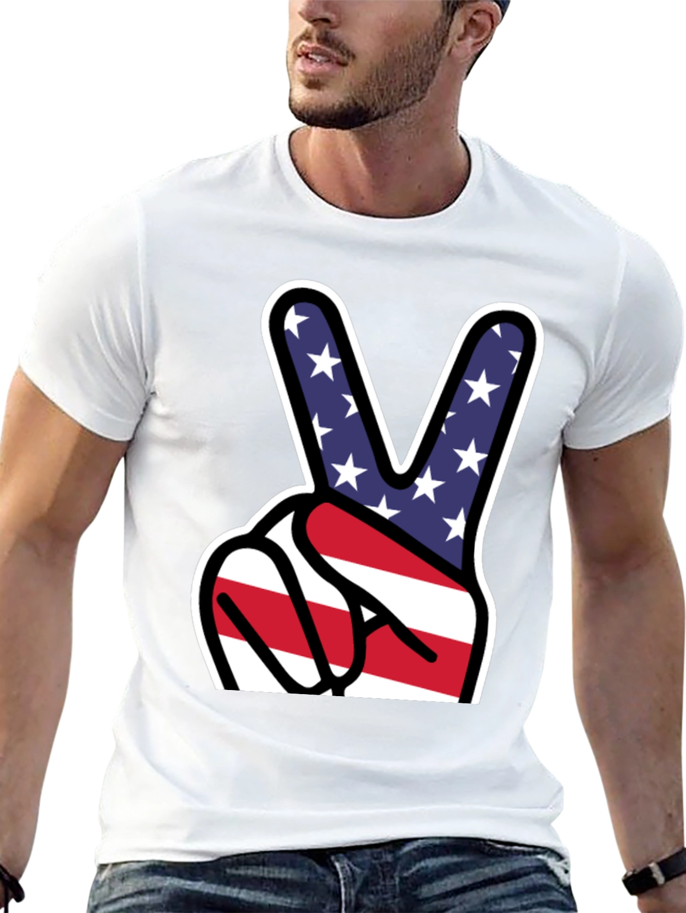 Patriotic Peace Sign T-Shirt