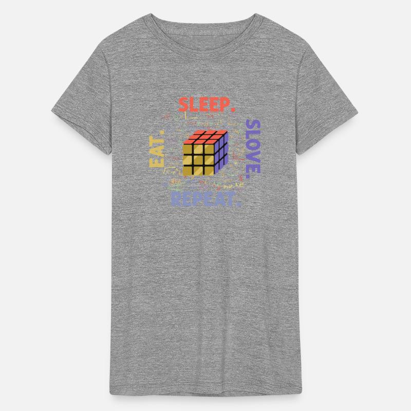 Eat Sleep Solve Repeat Math Speed Cubing Genie
