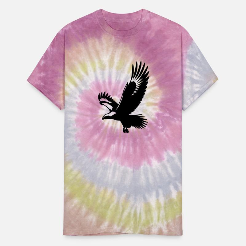 Elegant Tattoo Style Eagle With Large Wings