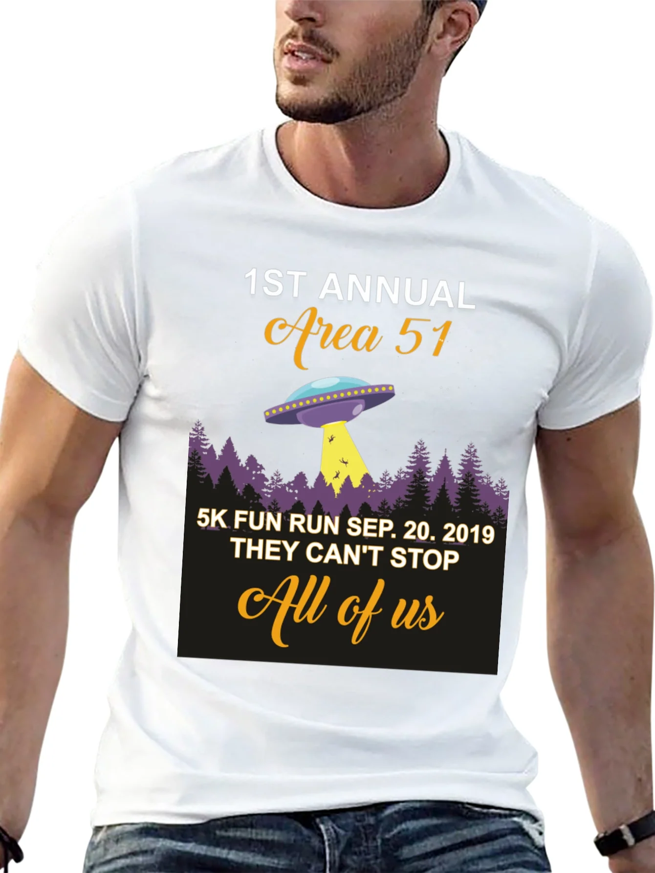 Area 51 Fun Run T-Shirt 1st Annual Sep 20 2019