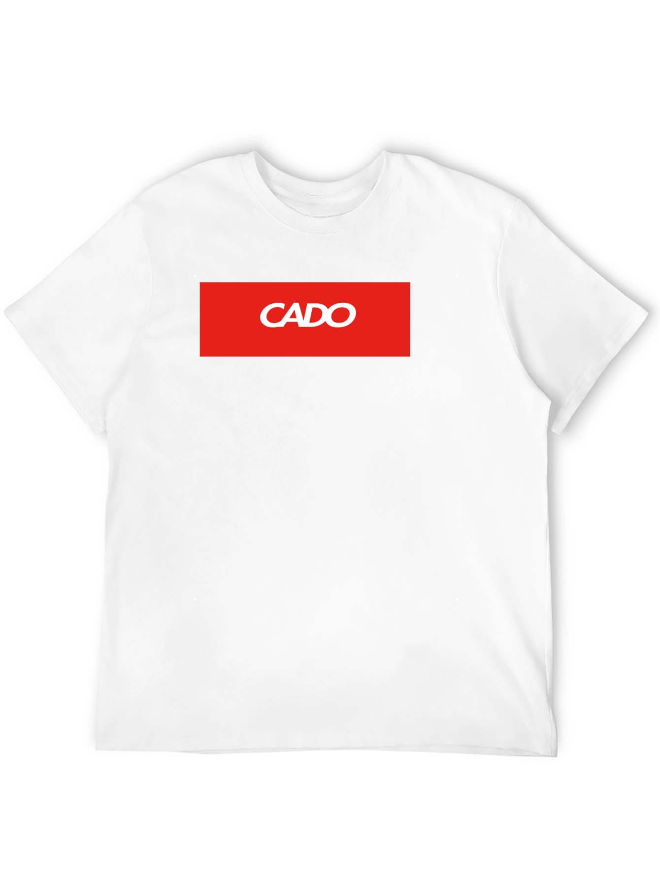 CADO Graphic Tee - Classic Red Logo on Black