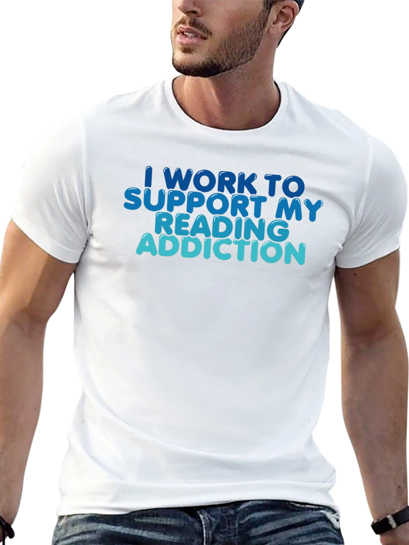 Reading Addiction T-Shirt - Funny Book Lover Tee