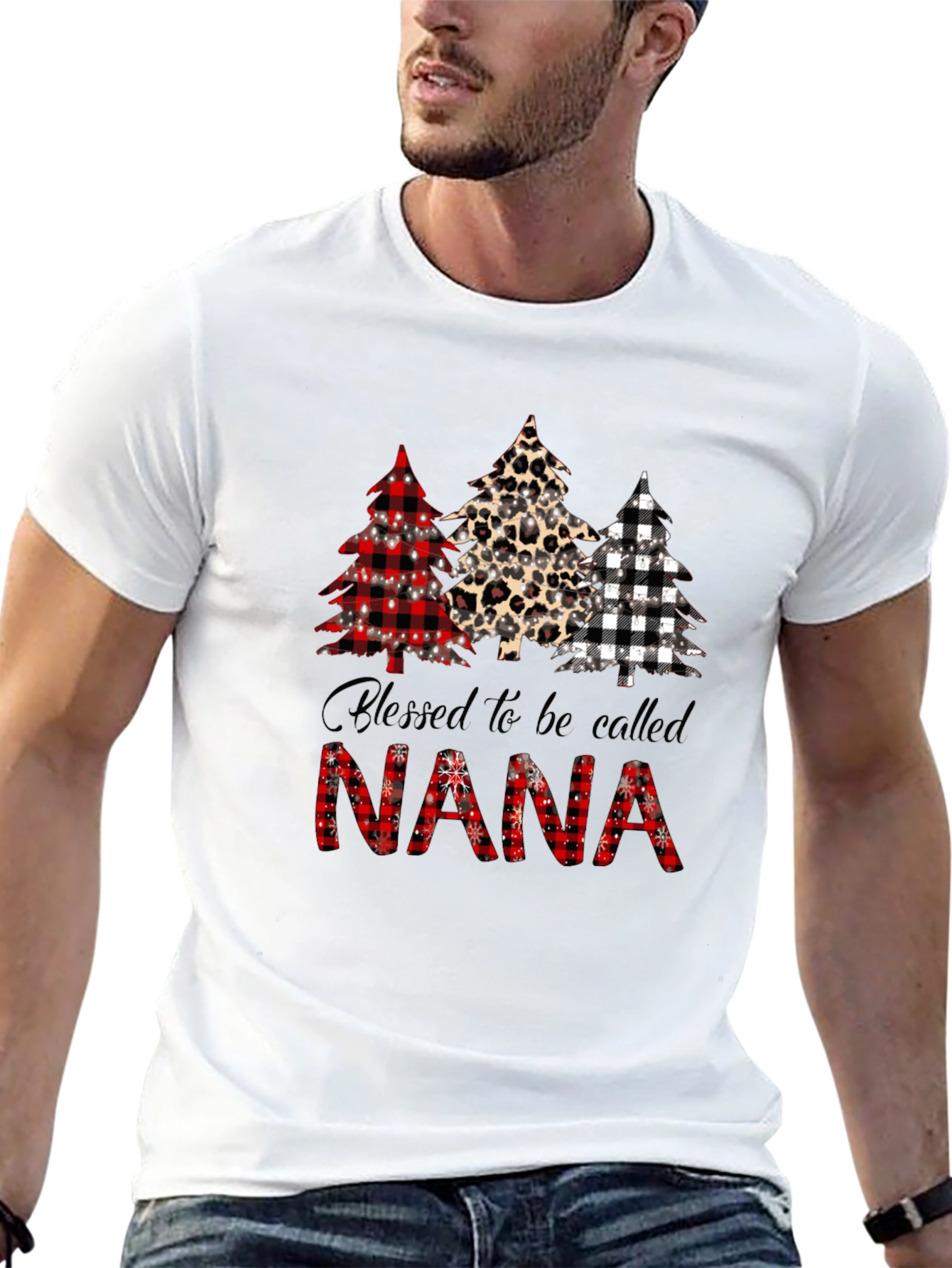 Blessed to be Called Nana Christmas Tree Shirt