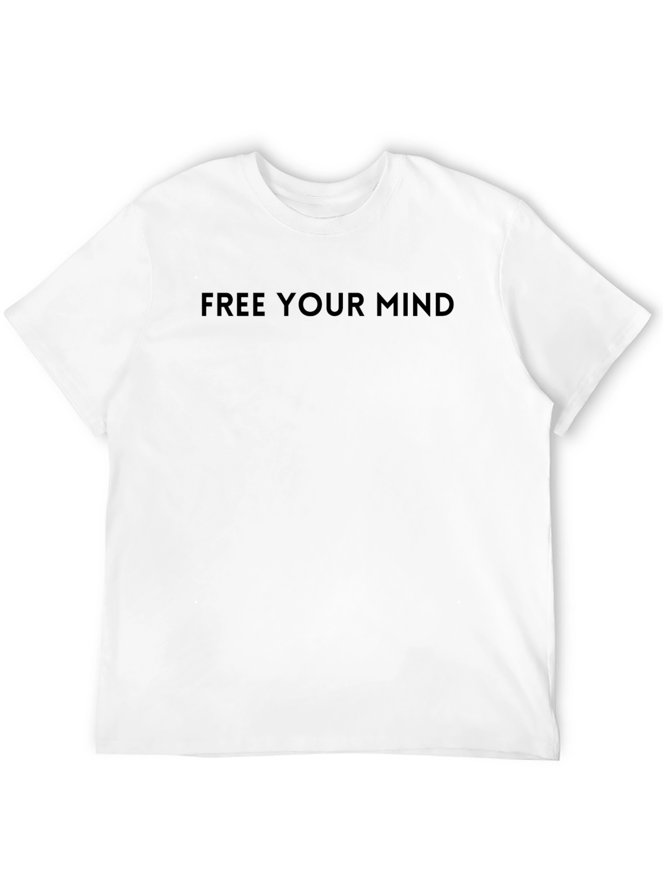 Free Your Mind Black T-Shirt - Relaxed Fit