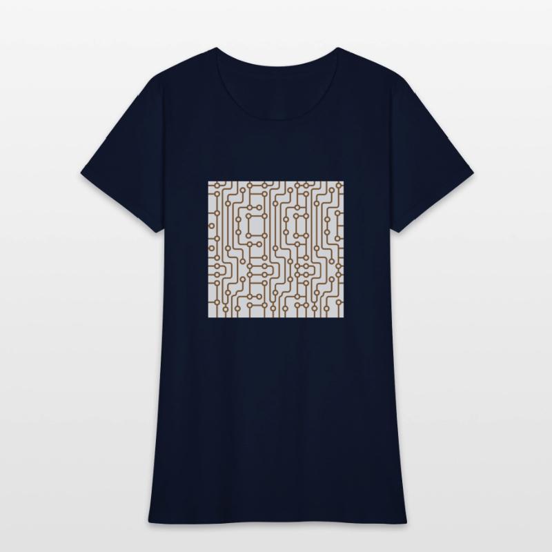 Fun Abstract Electrical Circuit Pattern